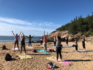 4 Day Summer Yoga Holiday with Guided Hiking, SUP, and Sailing in Acadia National Park, Maine, USA