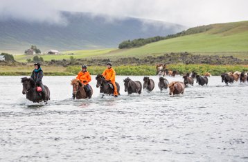 6 jours de randonnée équestre Merveilles du lac Mývatn et paysages du Nord de l’Islande