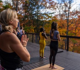 4 jours en stage de yoga en bord de rivière au cœur des Laurentides avec spa nordique à l'Auberge Beaux Rêves - Photo 3