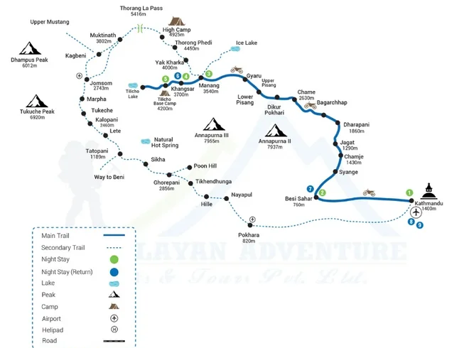 9 Day Motorcycle Tour in Nepal: Discover the World's Highest Lake (Tilicho Lake) photo 3