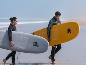 5 Day Nature Surf Camp in Le Porge, Gironde, in France, with High-quality Equipment and Tent Stay