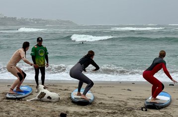 4 Day Exciting Surf Camp with Sandboarding in The South of Lima in Punta Hermosa, Peru