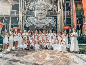 20 jours-200h en formation transformatrice de professeur de yoga multistyles au manoir d'Ubud, Bali, Indonésie