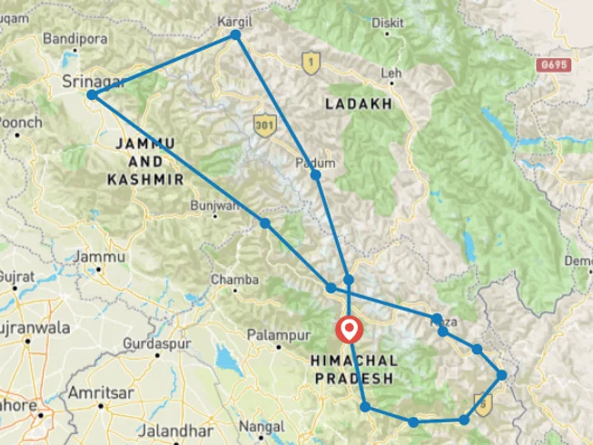 18 Day The Cliffhanger Guided Motorcycle Tour in India photo 3