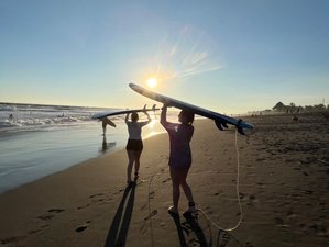 8 Day All Girls Surf, Yoga, and Volcano Hike Tour in Guatemala