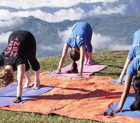 64 jours en retraite de hatha yoga à Pokhara, Népal - Photo 1