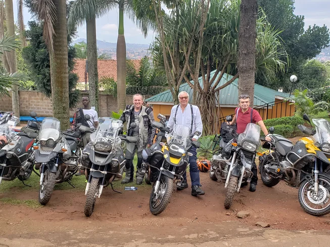 21 Day Guided Motorcycle Tour around East Africa with Game Drives and Boat Trips