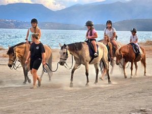 8 Tage Reiturlaub für Familien auf dem Peloponnes, Griechenland mit Bauernhofbesuch und Pferdepflege