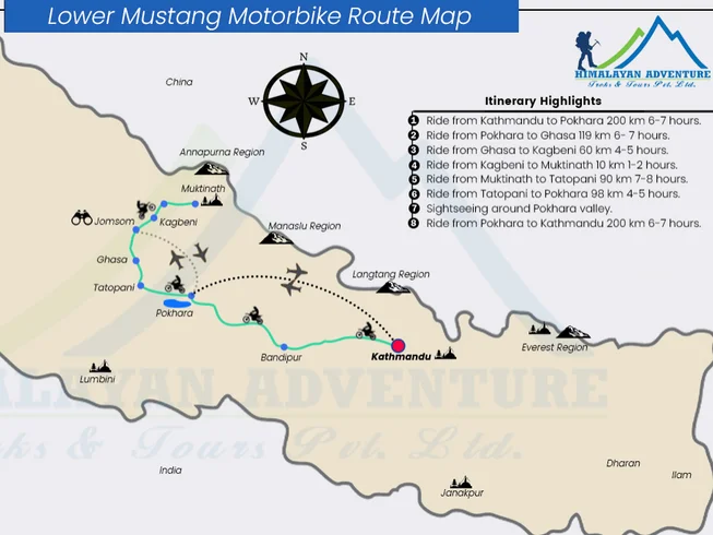 8 Day Lower Mustang Guided Motorbike Tour in Nepal photo 6