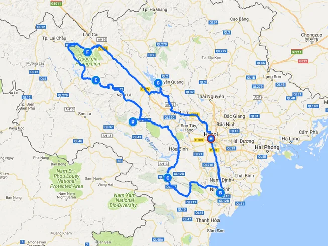 7 Day Stunning Guided Off-Road Motorbike Tour to Pu Luong, Mu Cang Chai, and Sapa photo 4