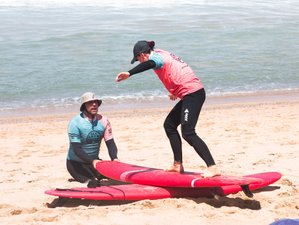 5 Day Surf Camp at Santa Cruz Dive House in Silveira, Portugal with Diving Introduction
