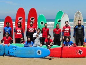 14-Daagse Jeugd Surfcamp voor Alle Niveaus in El Tejo Cantabrië Spanje