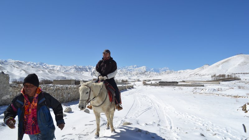 9 Day Horse Ride Trekking Point-to-Point Trail in Lower Mustang, Nepal