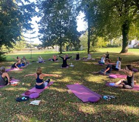 4 jours en stage « 3 amies 3 yogas » avec Blandine, Scylla et Agnès à Jonzac, France - Photo 2