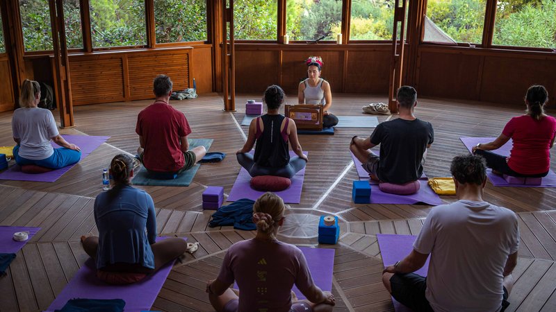 8 jours en retraite de yoga The Grace Within à Lesvos, Grèce