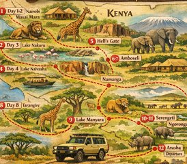812-Daagse Kenia en Tanzania Budget Safari Wildlife Ervaring - Photo 1