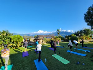 5 Day Yoga Retreat Immersion with Himalaya Views Near Pokhara, Nepal