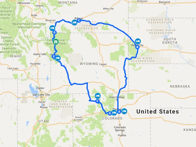 13 Day Self-Guided Lynette's Wild Frontier Motorcycle Tour in USA via Yellowstone National Park photo 3