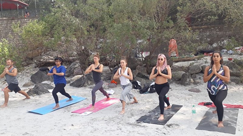 4 Day Yoga, Sightseeing, and Waterfall Hiking in Rishikesh, India