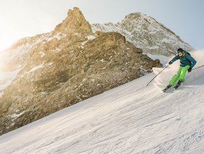 Yoga und Skifahren