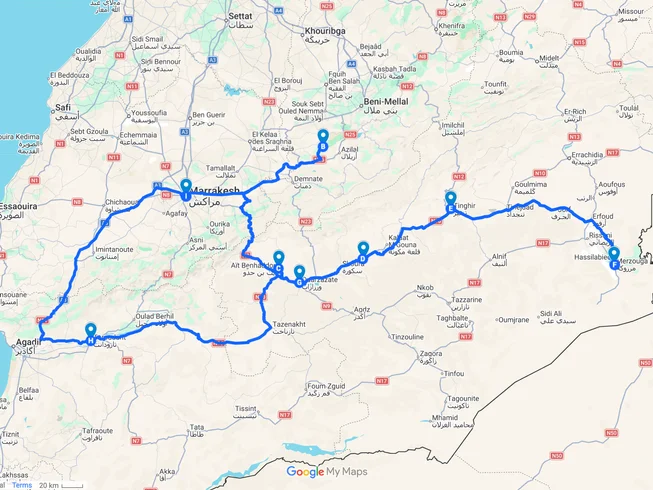 10 Day South of Morocco Guided Marrakech Loop Motorcycle Tour photo 3