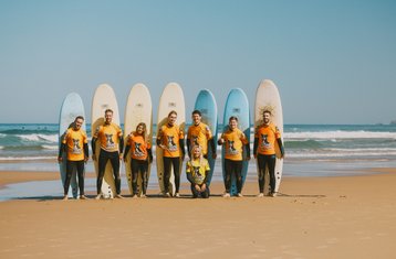 7 Tage Surf Camp für verschiedene Levels in Lagos, Portugal