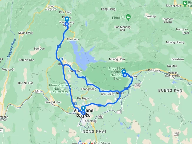 3 Day Enthralling Laos Guided Motorcycle Tour from Vientiane to Vang Vieng, Phou Khao Khouay photo 3