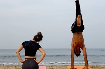 6 jours-50h en formation de professeur de yoga hatha, ashtanga et vinyasa à Arambol, Inde