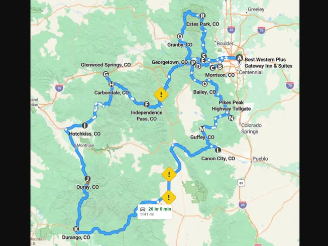 12 Day Motorcycle Tour of the Colorado Mountain Giants: Fully Guided Tour of Western Mountain States photo 3