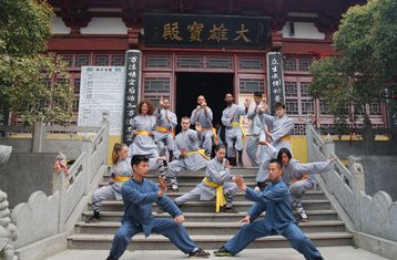 1-Jaar Shaolin Kungfu, Tai Chi & Baji Training in Jiangsu, China