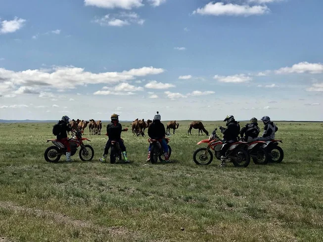 7 Day Easy Mongolia South Guided Enduro Motorcycle Tour with Off-roads and River Crossing photo 5