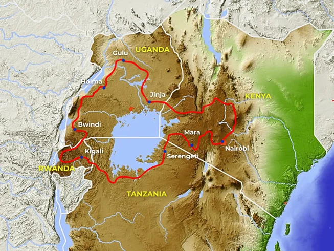 28 Day Guided Motorcycle Tour Around Lake Victoria Across Kenya, Uganda, Rwanda, and Tanzania photo 3