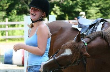 14-Daags Paardrijkamp voor Meisjes van 6 tot 17 Jaar in Newbury, Vermont, USA