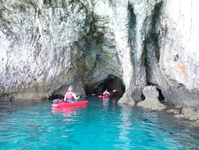 SUP or kayak: sea caves & Blue Lagoon