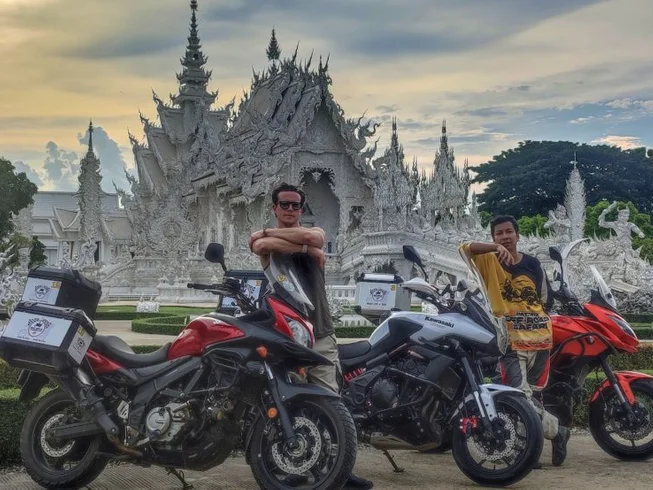 8 Day Famous Golden Triangle Loop Guided Motorcycle Tour from Chiang Mai, Thailand