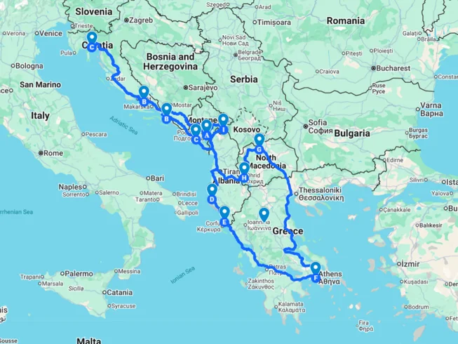 17 Day Balkan Odyssey Guided Motorcycle Tour from Adriatic to Aegean photo 3