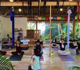 6 jours-50h en formation de professeur de yoga aérien avec hamac à Pangalao, Bohol, Philippines  - Photo 2
