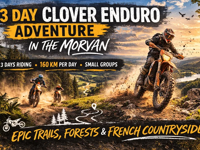 4 Day Morvan Enduro Motorcycle Tour Holiday – Guided Off-Road Riding in France photo 2