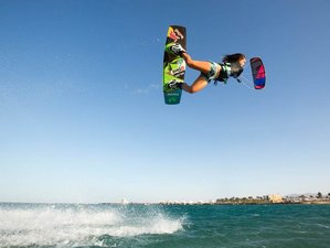 8 Days Basic Kitesurf Group Course with Yoga Camp in Sardinia, Italy