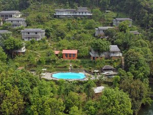 21 Tage 200-stündige Ausbildung zum traditionellen Yogalehrer mit Blick auf den Himalaya in Nepal Pokhara