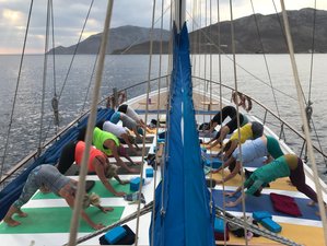 8 Tage Yoga und Aquafit Retreat mit Segelboot-Cruise an der Türkischen Ägäis