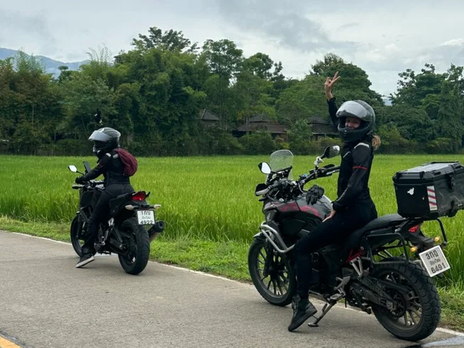 1 Day Non-Residential Guided Motorbike Coaching for Women in Chiang Mai, Thailand