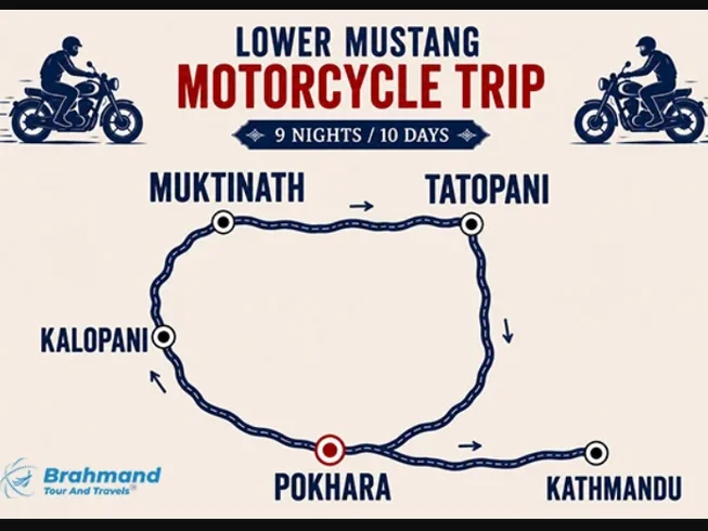 10 Day Lower Mustang Guided Motorcycle Adventure in Nepal photo 3