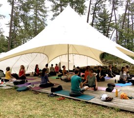 17 jours en stage de yoga intégral au cœur des éléments, en pleine nature en Ardèche, France - Photo 1