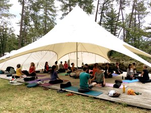 7 jours en stage de yoga intégral au cœur des éléments, en pleine nature en Ardèche, France