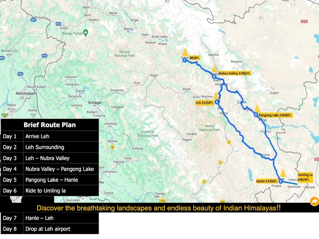 8 Day Best Of Indian Himalayas Guided Motorcycle Tour photo 3