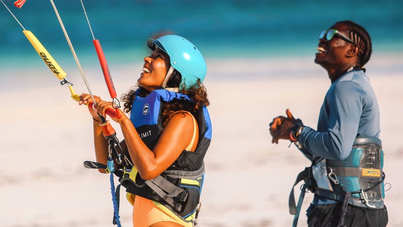 5 jours en stage de kitesurf pour petits groupes à Kilifi, Kenya