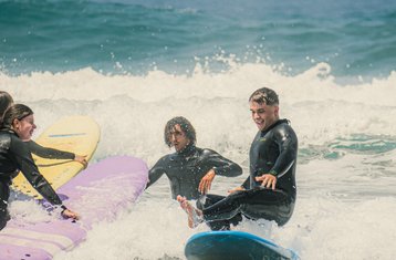 1 Tag All-Inclusive Surfen und Sandboarden Reise ohne Übernachtung von Tamraght nach Imsouane, Marokko