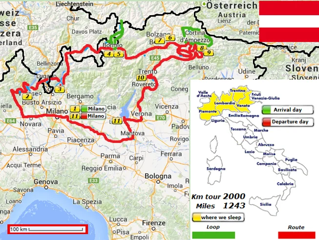 13 Day Exploring Northern Lakes, Alps, and Dolomites - Premium Guided Motorcycle Tour in Italy photo 3