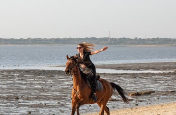 2 Day Private Horseback Riding Holiday on the Beach in Gaio-Rosario, Portugal with Tranfer